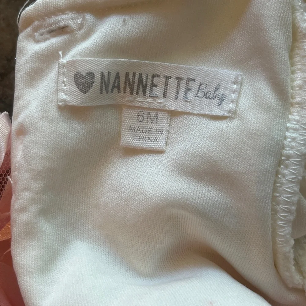 Nannette Pink Floral Baby Dress